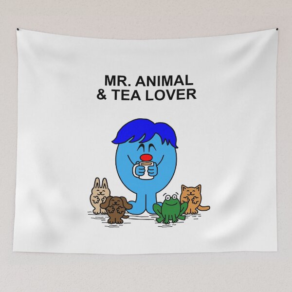 Item preview, Mr. Animal and Tea Lover designed and sold by Scat the cat.