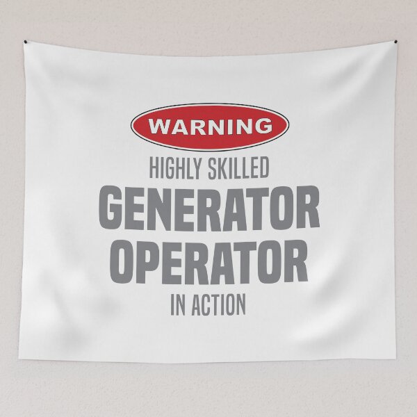 Item preview, Highly Skilled Generator Operator in Action designed and sold by NermilioDesigns.