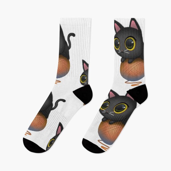 Item preview, black cat designed and sold by poopfox.