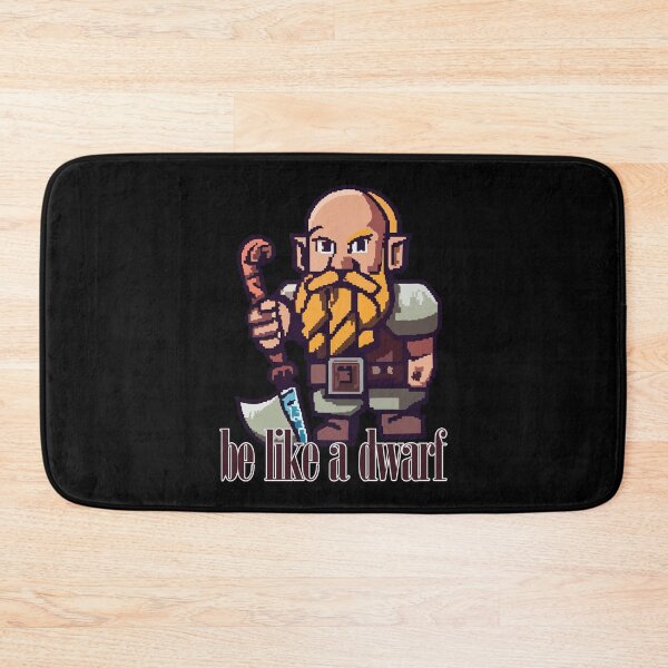 Item preview, Dwarf Pixel Art "Be like a Dwarf" designed and sold by kreafox.