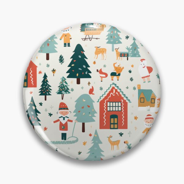 Item preview, Santa's Workshop, Christmas paper, seamless pattern, Digital Paper No.027 designed and sold by GoDATAP.