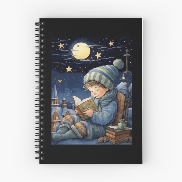 Item preview, Little Boy Reading A Book designed and sold by ErdmanBerge.