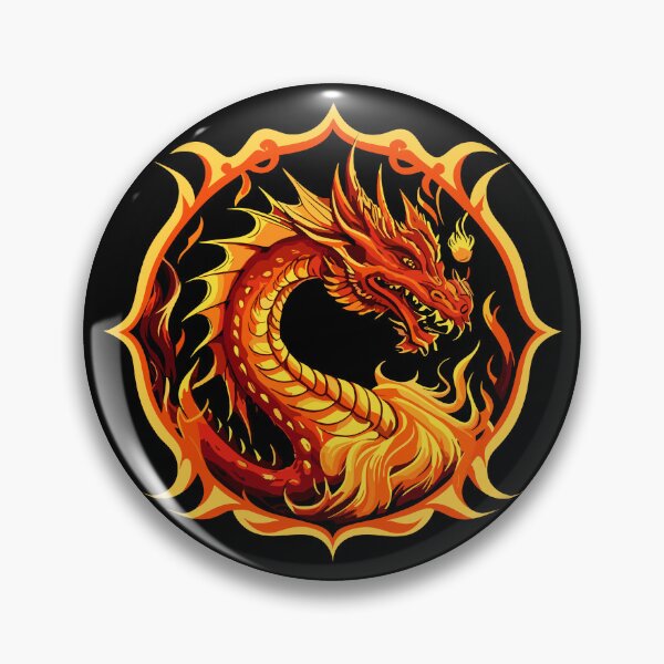 Item preview, Majestic Flame Guardian - Fire Dragon Tee designed and sold by FEBRICAST.