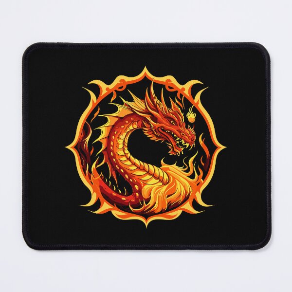 Item preview, Majestic Flame Guardian - Fire Dragon Tee designed and sold by FEBRICAST.