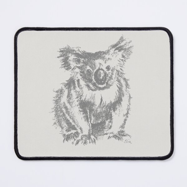 Item preview, Koala-Australian-grey-Illustration-Elise designed and sold by Lauren Elise Art.