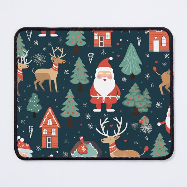 Item preview, Santa's Workshop, Christmas paper, seamless pattern, Digital Paper No.028 designed and sold by GoDATAP.