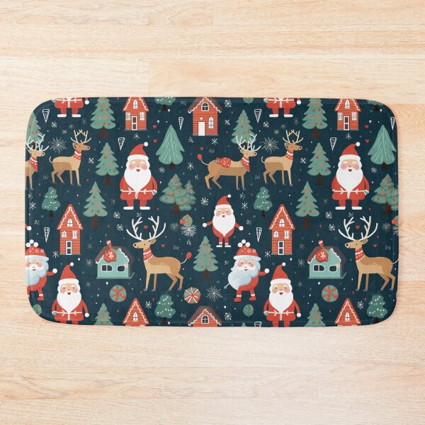 Item preview, Santa's Workshop, Christmas paper, seamless pattern, Digital Paper No.028 designed and sold by GoDATAP.