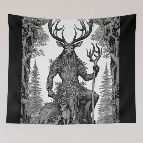 Item preview, señor del bosque designed and sold by FineArtworld7.