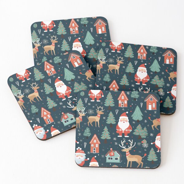 Item preview, Santa's Workshop, Christmas paper, seamless pattern, Digital Paper No.028 designed and sold by GoDATAP.