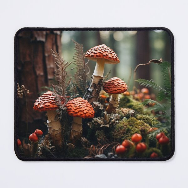Item preview, Mushroom Winter Red mushroom Cottagecore Mushroom House Poison Mushroom Cookie Mushroom Hunting Mushroom Winter designed and sold by OliveAndSnow.
