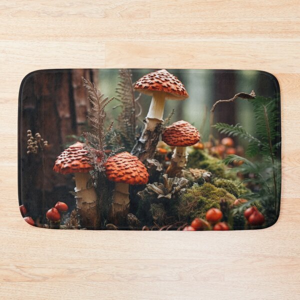 Item preview, Mushroom Winter Red mushroom Cottagecore Mushroom House Poison Mushroom Cookie Mushroom Hunting Mushroom Winter designed and sold by OliveAndSnow.