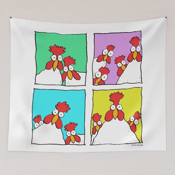 Item preview, The Chickens Are Watching You designed and sold by piperdogdesign.