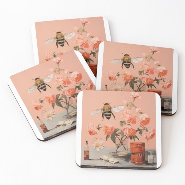 Item preview, Flowers and a bee designed and sold by PricklyPeanut.