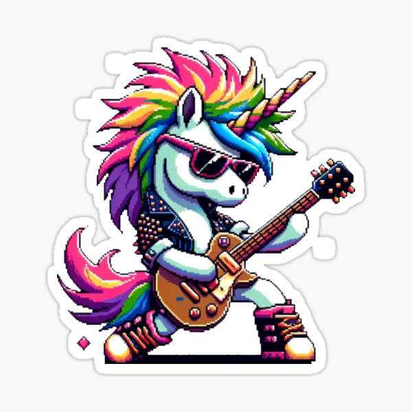 Unicorn plays Kids Acoustic Guitar