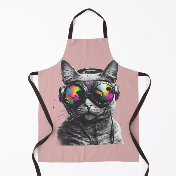 Item preview, Cool cat with headphones and sunglasses designed and sold by KarakitAI.