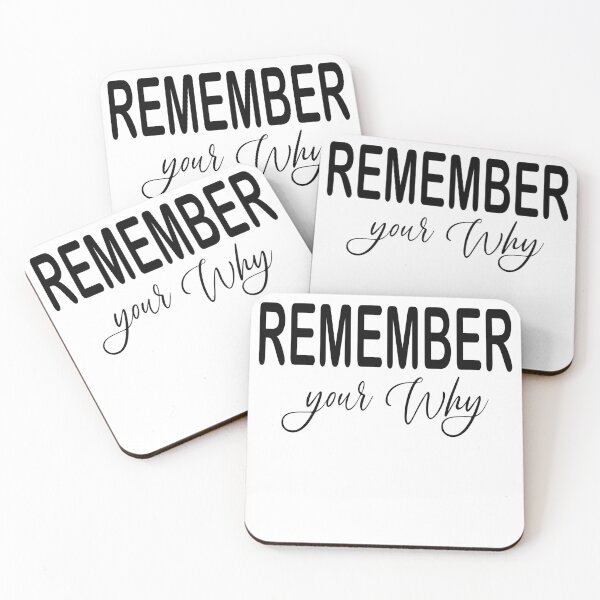 Item preview, remember your why designed and sold by Artgizoe.