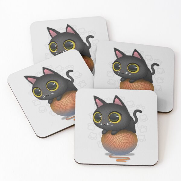 Item preview, black cat designed and sold by poopfox.