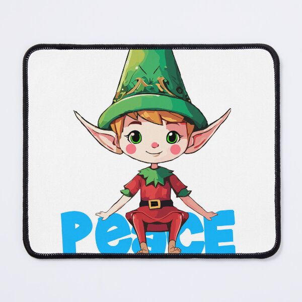 Item preview, Santa's Elf Peace and Joy designed and sold by luckywomble.