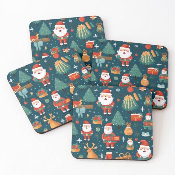 Item preview, Santa's Workshop, Christmas paper, seamless pattern, Digital Paper No.029 designed and sold by GoDATAP.
