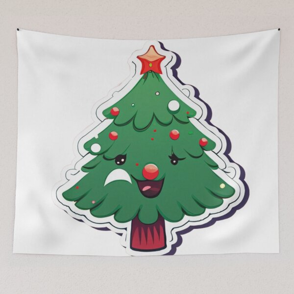 Item preview, Christmas tree sticker designed and sold by lnfluitive.