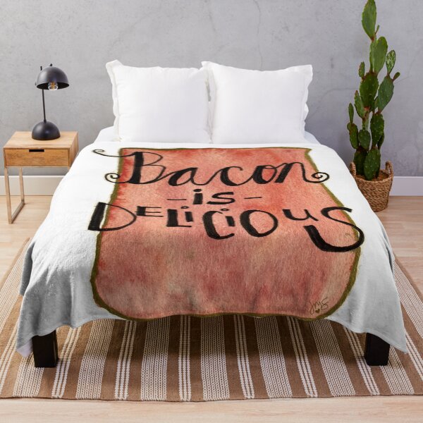 Item preview, Bacon is Delicious - Hand-Lettered Design designed and sold by JillPillDesign.