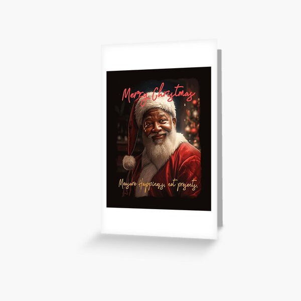 Funny African American Black Santa Wrapping Paper Dab Dabbing Unique Gift  Wrap Christmas Present Family Party Decoration Home Decor 