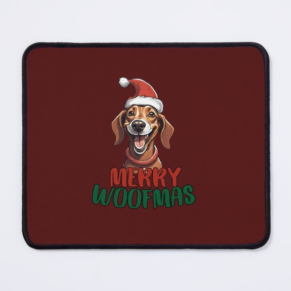 Item preview, Merry Woofmas Daschound Dog designed and sold by GoodyPaws.