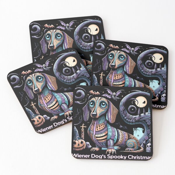 Item preview, Dachshund Nightmare Before Christmas - Enchanting Wiener Dog’s Spooky Holiday designed and sold by Jurady.