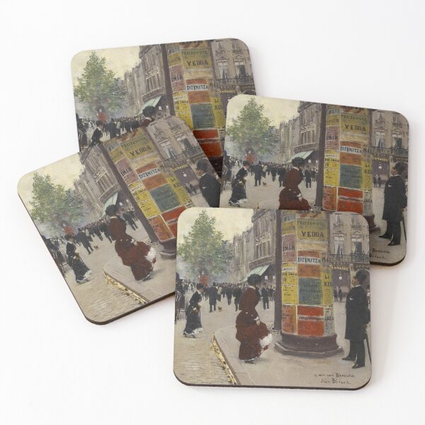 Item preview, Paris Kiosk (1884) - Jean Béraud designed and sold by SALON DES ARTS.