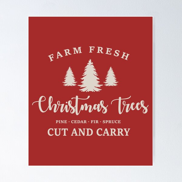 Item preview, Farm Fresh Christmas Trees cut and carry designed and sold by Gravy-tee07.