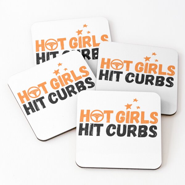Item preview, Hot Girls Hit Curbs Funny Gifts For Drivers designed and sold by GRABAPSHOP.