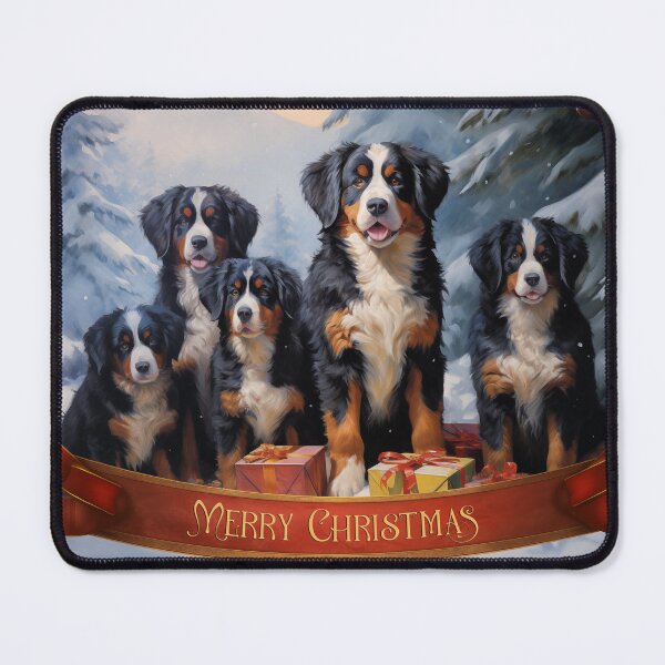 Item preview, Bernese Mountain Dog Christmas card designed and sold by PetsArt.