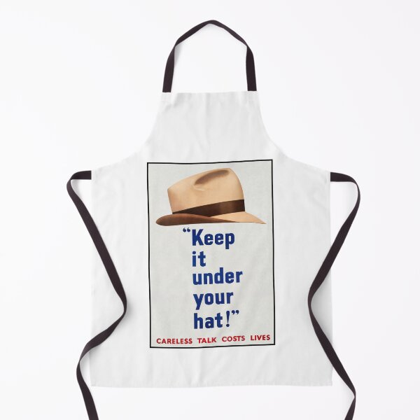Item preview, Keep It Under Your Hat (WW2 Defence Poster) designed and sold by Hoorahville.