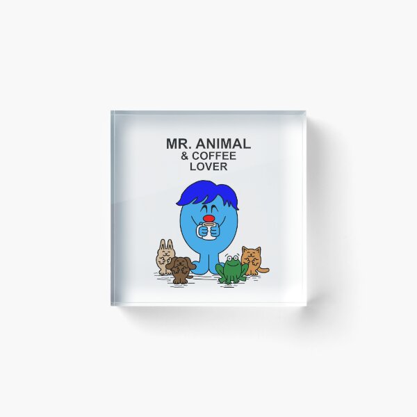 Item preview, Mr. Animal and Coffee Lover designed and sold by Scat the cat.