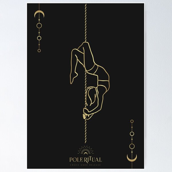 Item preview, Pole dancing illustration designed and sold by Chimera Craft.