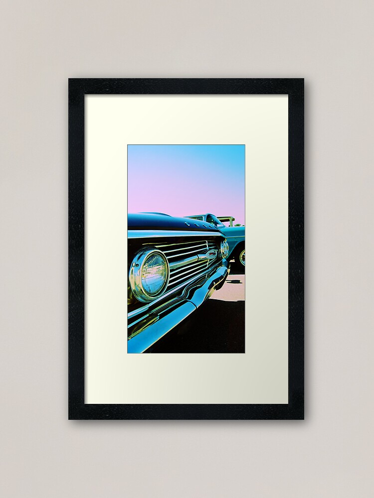 Alternate view of Parked Chrome Framed Art Print