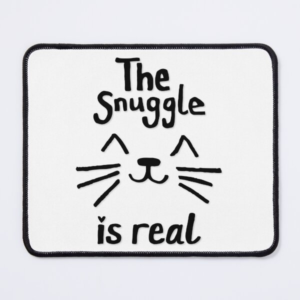 Item preview, The Snuggle is Real (Black on White) designed and sold by JillPillDesign.