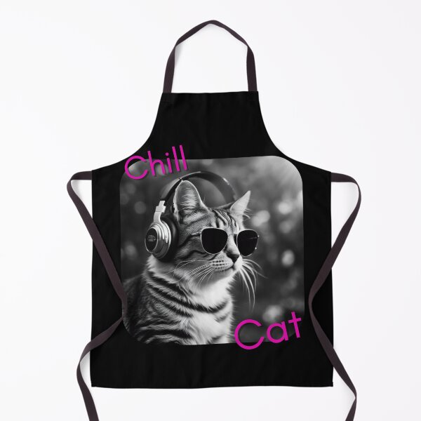 Item preview, Cool cat with headphones and sunglasses designed and sold by KarakitAI.
