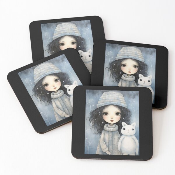 Item preview, Little Girl And Teddy Bear designed and sold by TorpStore.