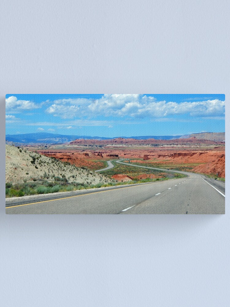 Alternate view of On The Winding Road Canvas Print