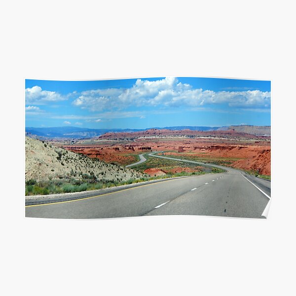 On The Winding Road Poster