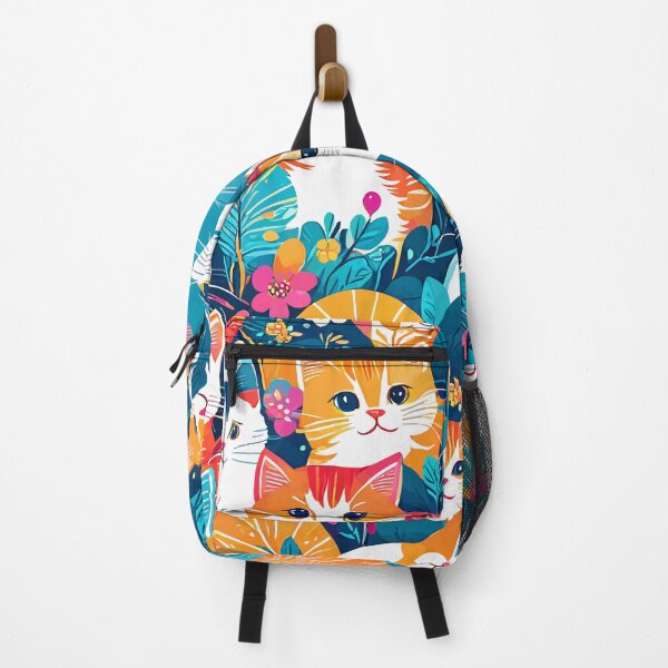 Item preview, Cute cats in a garden designed and sold by PictureCanvas.