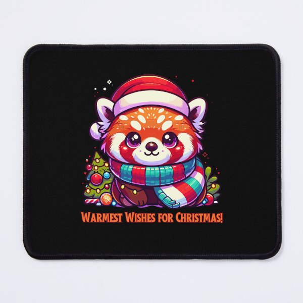 Item preview, Christmas Red Panda - Joyful Holiday Warmth Art Style designed and sold by Jurady.