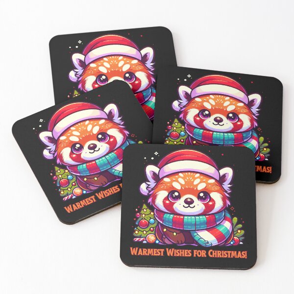 Item preview, Christmas Red Panda - Joyful Holiday Warmth Art Style designed and sold by Jurady.