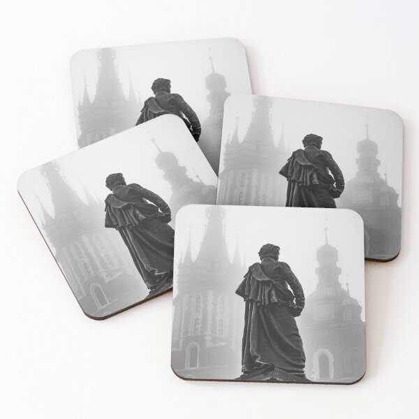 Item preview, Statue in the mist black and white designed and sold by StreetOnDemand.