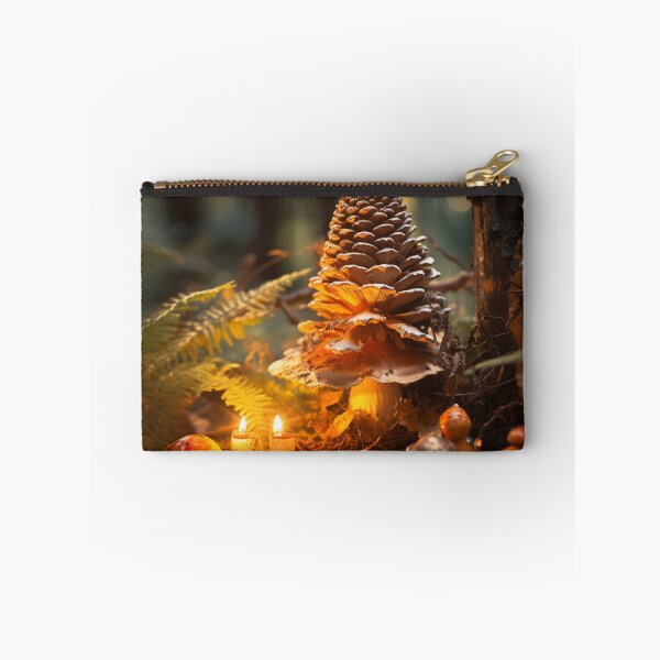 Item preview, Pineforest Pinecone Mushroom House Poison Mushroom Cookie Mushroom Hunting Mushroom Winter designed and sold by OliveAndSnow.