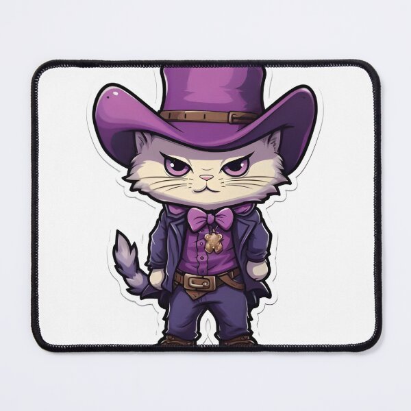 Item preview, cowboy cat with hat designed and sold by Crea-Designer.