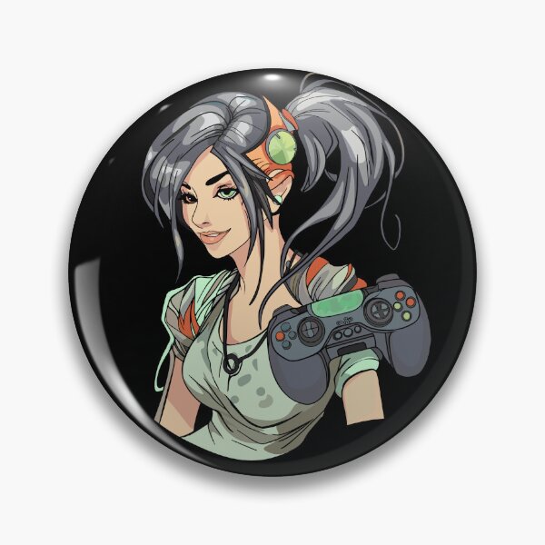 Item preview, Pixel Siren: The Charming Gaming Woman designed and sold by Anastasiia Yurevych.