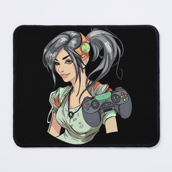 Item preview, Pixel Siren: The Charming Gaming Woman designed and sold by Anastasiia Yurevych.