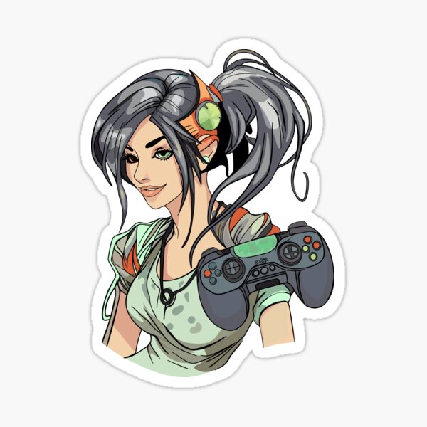 Sun Moon Illustration Sticker